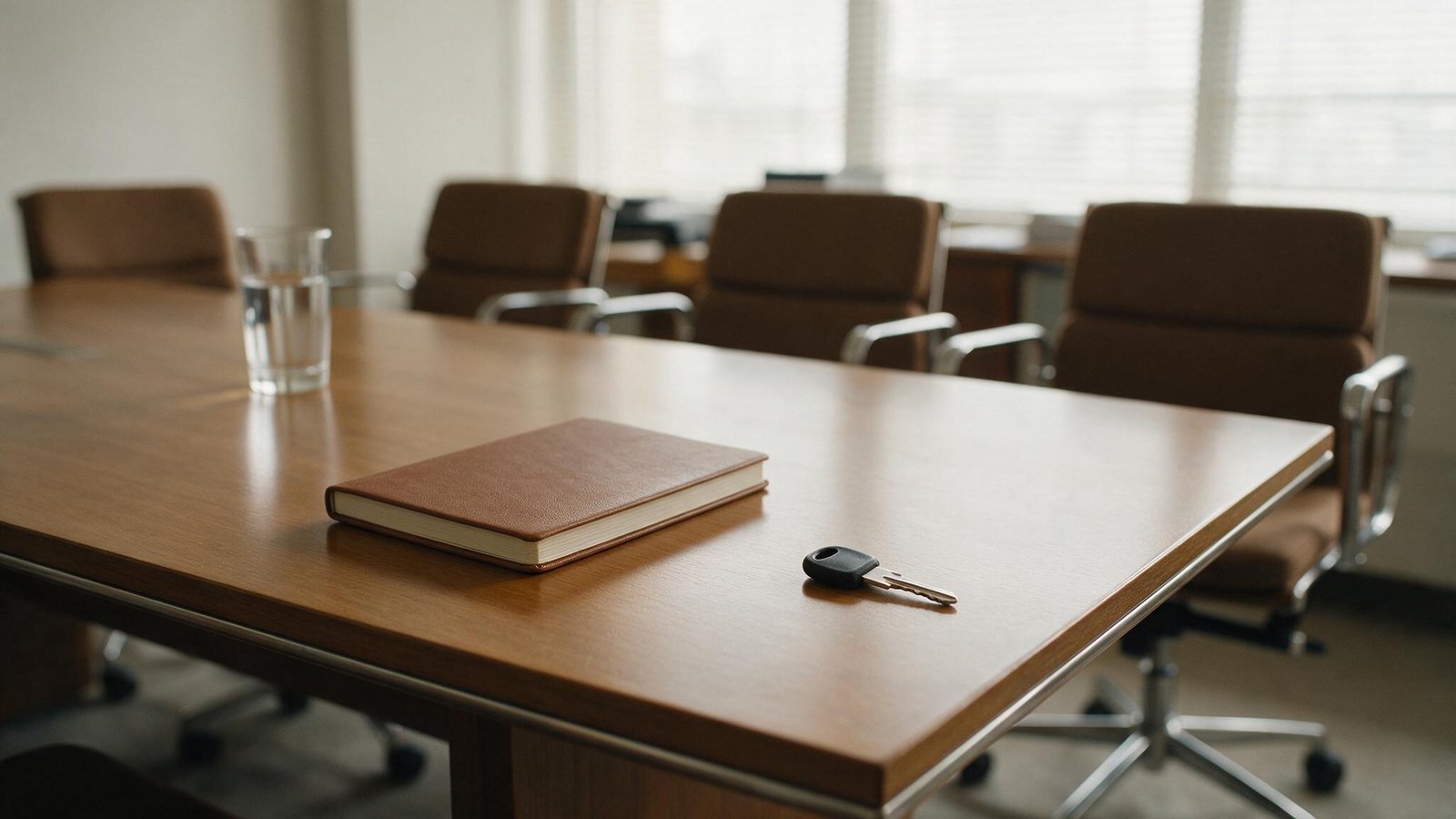 Organização de inventário no Paraná em mesa de reunião