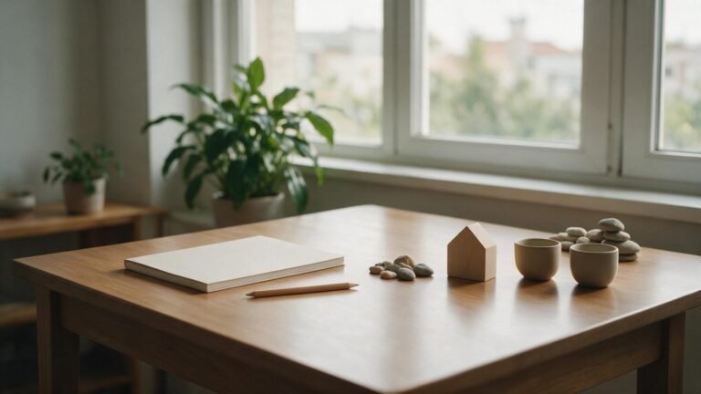 Mesa organizada para análise de pensão alimentícia para filho adulto