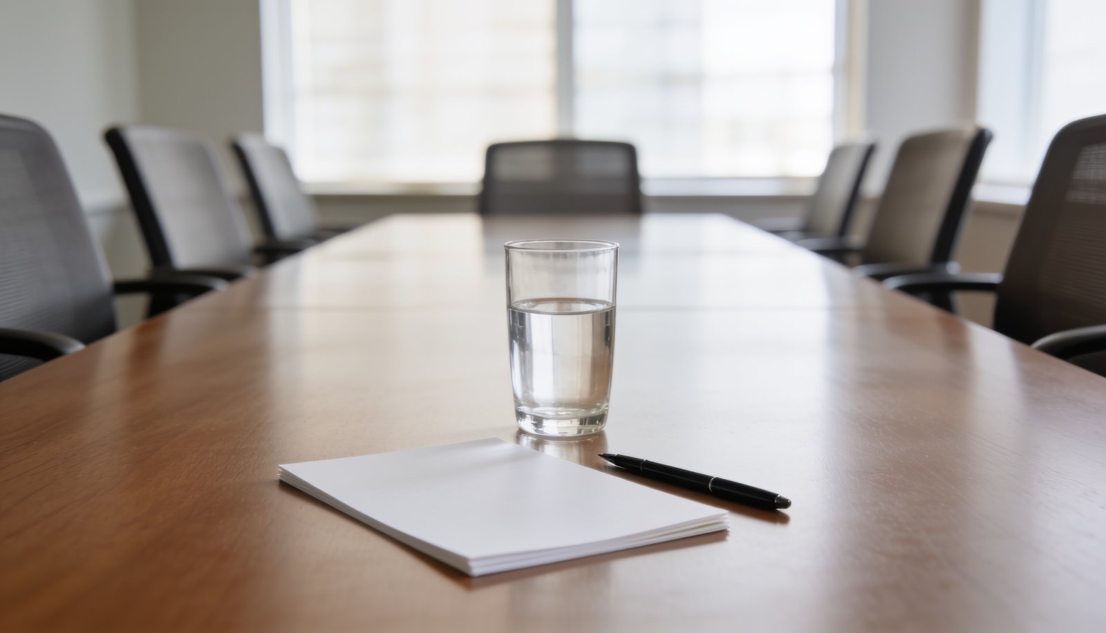 Reunião para revisão de informações confidenciais Sala de reunião para revisão de informações confidenciais antes de compartilhar dados