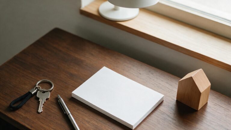 Mesa organizada para planejamento sucessório com seguro de vida