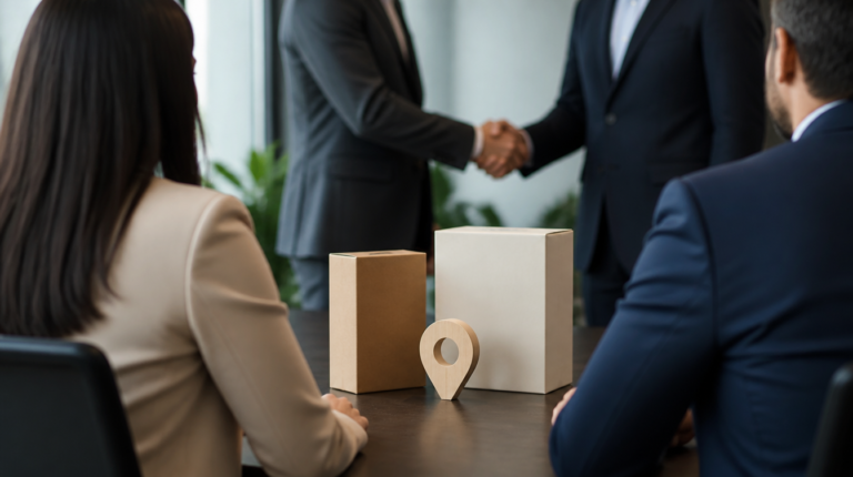 Reunião empresarial sobre contrato de distribuição e representação comercial