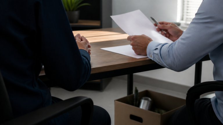 Reunião de orientação sobre rescisão indireta do contrato de trabalho